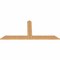 Ekena Millwork Portland Timber Gable Bracket, Western Red Cedar, 72"W x 33"H x 1 1/2"D x 5 1/2"F, 11/12 Pitch GBW072X33X0206POR00SWR - alternate 2